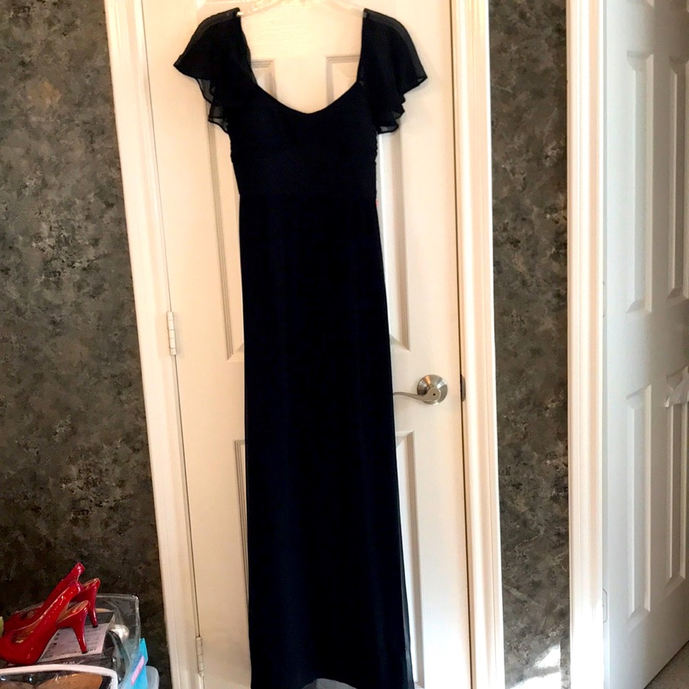 NEW ANTONIO MELANI MAXI DRESS SIZE 0 BLACK